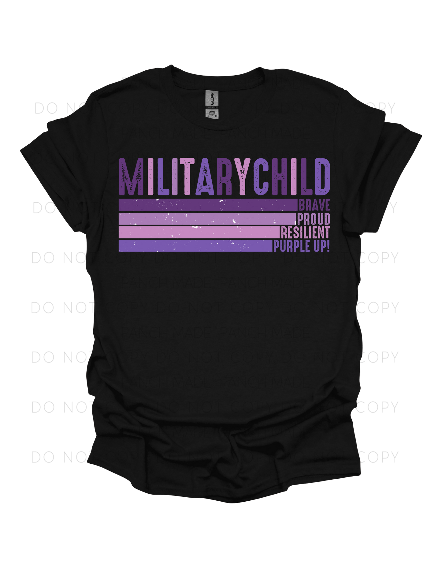 Purple Up For Military Child (Stacked)