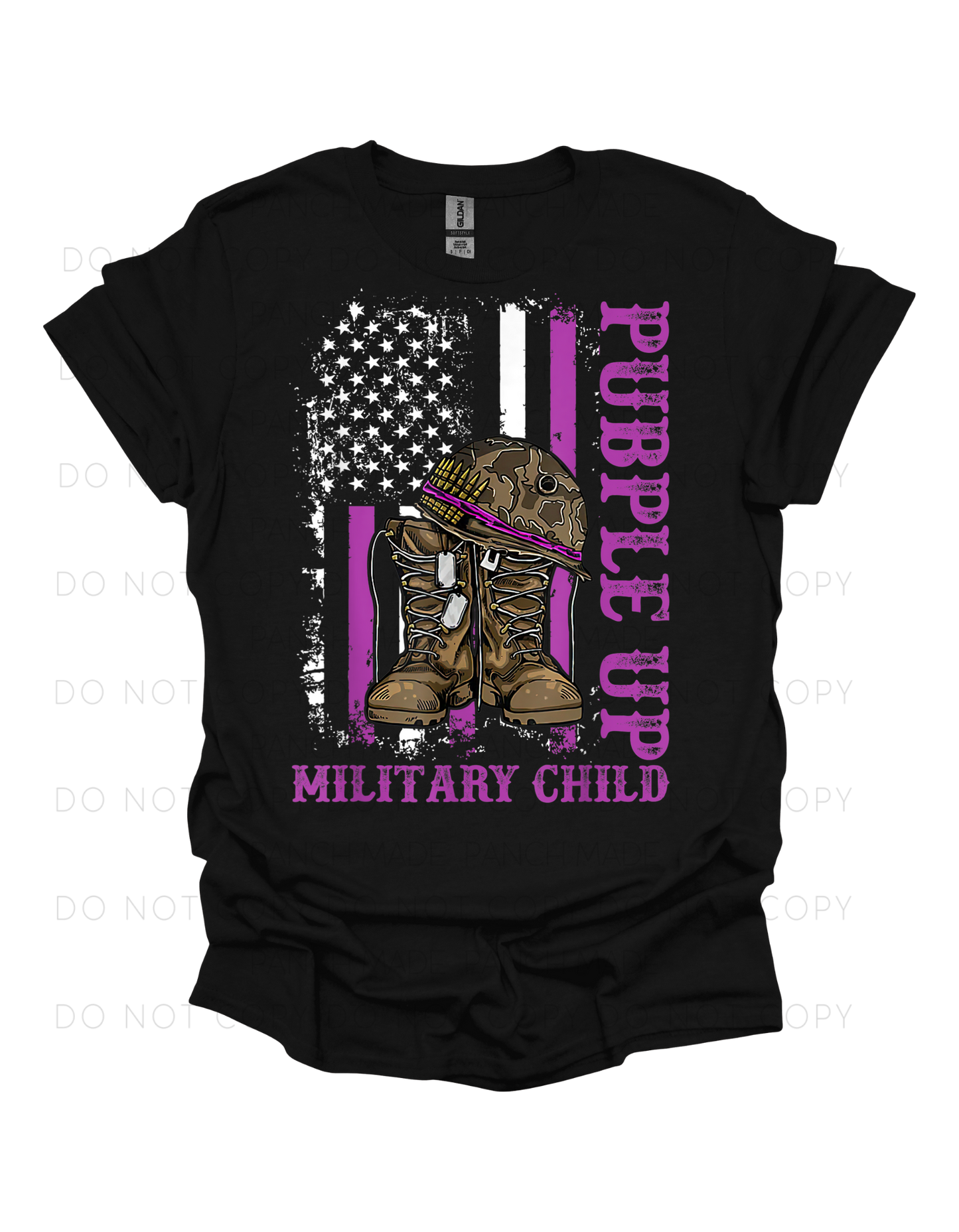 Purple Up For Military Child (Boots)