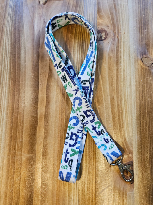 Alphabet Lanyard