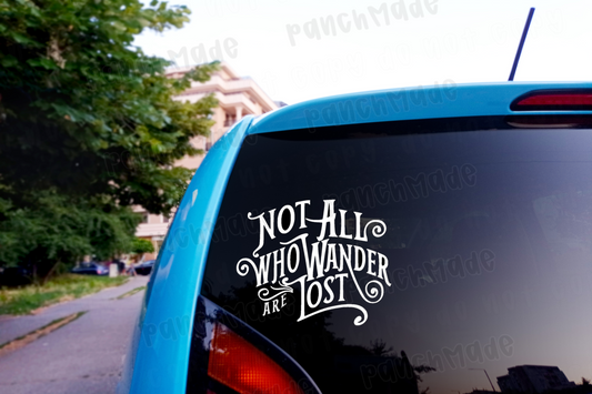 Not All Who Wander Are Lost