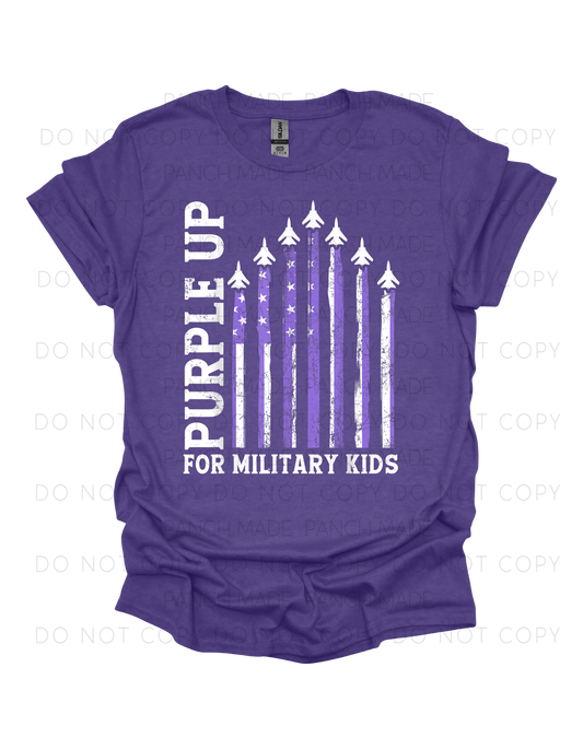 Purple Up For Military Kids (Planes)